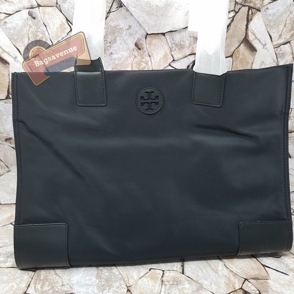 Ella Tote Nylon Black SHoulder bag Tory Burch NWT - Picture 11 of 12